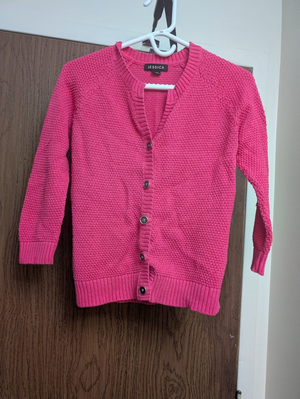 Jessica Pink Knit Cardigan
